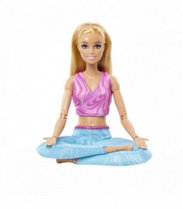Papusa Barbie Made To Move - Blonda Cu Top Mov
