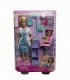 Set Mobilier Barbie Cu Papusa Doctor Stomatolog, Blonda