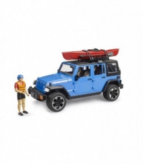 Jeep Wrangler Rubicon Unlimited cu Caiac si Figurina