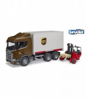 Camion UPS Scania Super 560R si Stivuitor