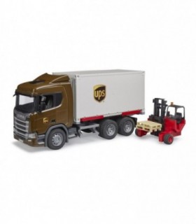 Camion UPS Scania Super 560R si Stivuitor