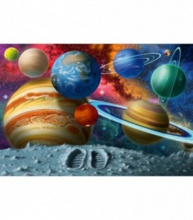 Puzzle Mare De Podea Sa Pasim In Spatiu, 24 Piese