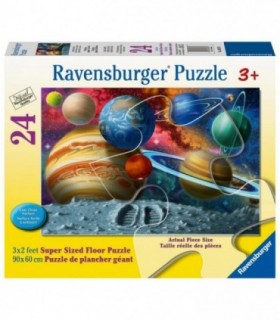 Puzzle Mare De Podea Sa Pasim In Spatiu, 24 Piese