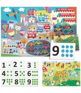 Montessori cartonase tactile cu numere