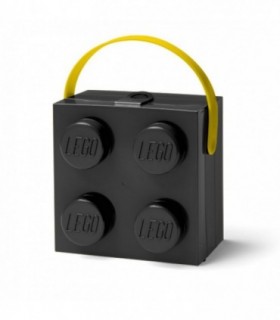 Cutie LEGO 2x2 - negru