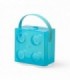 Cutie LEGO 2x2 - albastru transparent