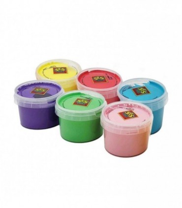 Set Acuarele de Pictat cu Degetul 6 Culori