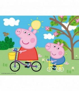 Puzzle In Cutie Peppa Pig, 12 Piese