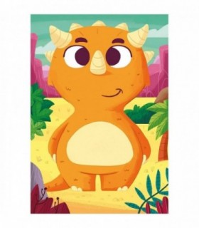 Puzzle Mix&Match Dinozauri, 3X24 Piese