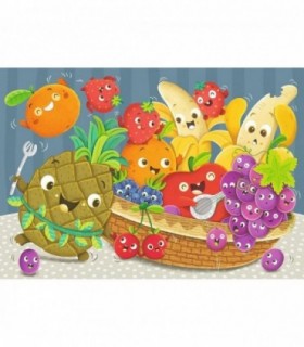 Puzzle Fructe, 2X24 Piese