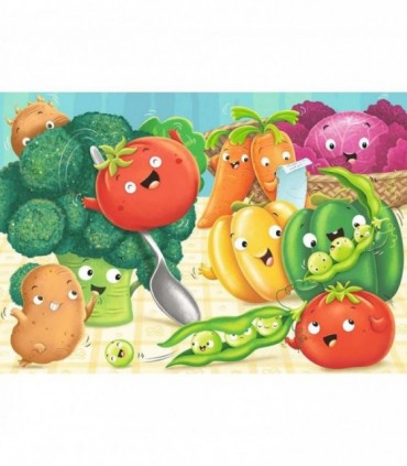Puzzle Fructe, 2X24 Piese