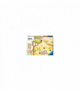 Puzzle Si Joc Animale Din Safari, 2X24 Piese