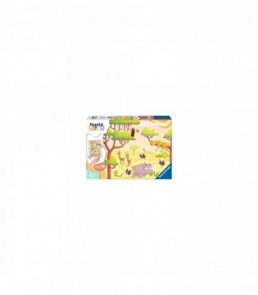 Puzzle Si Joc Animale Din Safari, 2X24 Piese