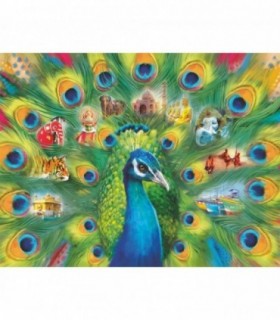 Puzzle Pisici Pe Raft, 500 Piese (Design Nou)