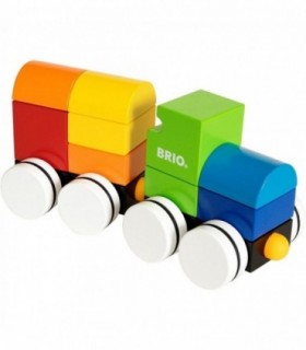 Brio - Tren Magnetic Cu Roti Albe