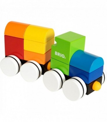 Brio - Tren Magnetic Cu Roti Albe