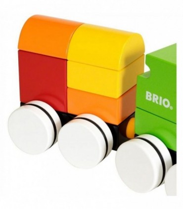 Brio - Tren Magnetic Cu Roti Albe