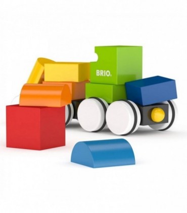 Brio - Tren Magnetic Cu Roti Albe