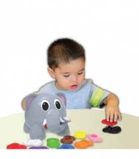 Joc Elefant - Sa Invatam Culorile, Formele - Eng