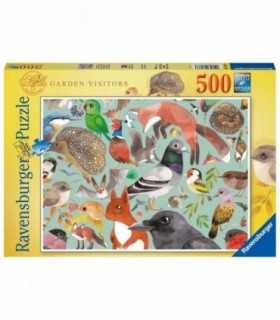 Puzzle Vizitatorii Gradinei, 500 Piese