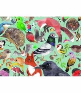 Puzzle Vizitatorii Gradinei, 500 Piese