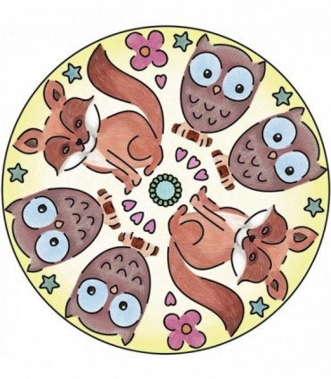 Set De Creatie Mini Mandala Cu Animale