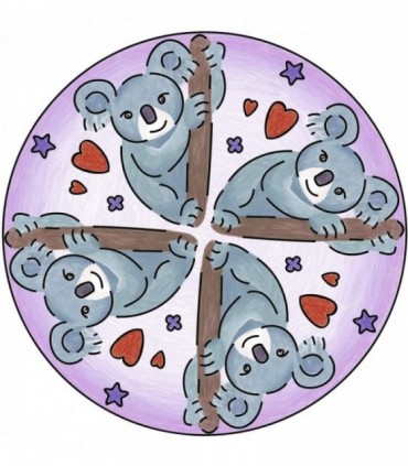 Set De Creatie Mini Mandala Cu Animale