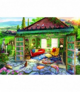 Puzzle Peisaj Vale De Munte, 1000 Piese (Design Nou)