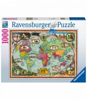 Puzzle Harta Lumii, 1000 Piese