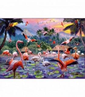 Puzzle Flamingo, 1000 Piese