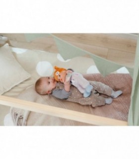 Bebelus Baby Born cu caciulita maro, 30 cm