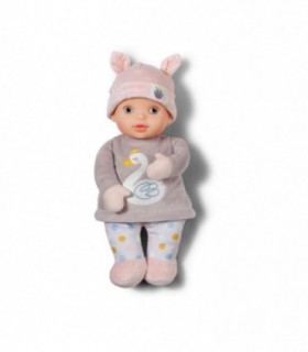 Bebelus Baby Born cu caciulita mov, 30 cm