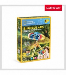 Puzzle 3D Binoclu, 49 Piese Si Brosura In Romana
