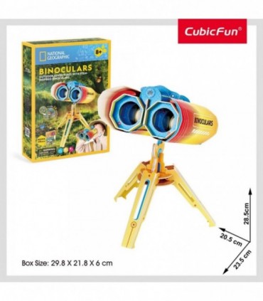 Puzzle 3D Binoclu, 49 Piese Si Brosura In Romana