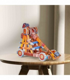 Puzzle 3D Catapulta, 84 Piese Cu Brosura In Romana