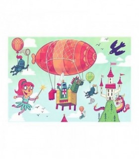 Puzzle Si Joc Petrecere Regala, 2X24 Piese