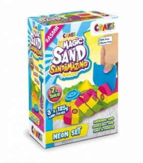 Nisip Kinetic - Set Joaca Neon