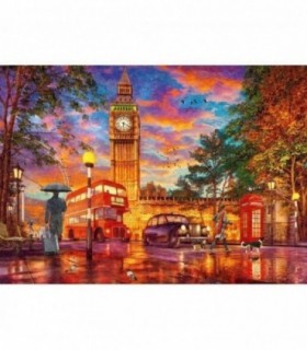 Puzzle Apus In Piata Parlamentului, 1000 Piese
