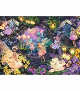 Puzzle Gradina Zanelor 100 Piese Starline Lumineaza In Intuneric