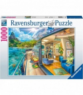 Puzzle Vapor Pe Insula Tropicala, 1000 Piese