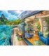 Puzzle Vapor Pe Insula Tropicala, 1000 Piese