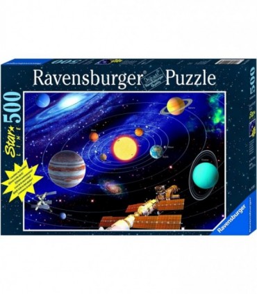 Puzzle Sistemul Solar, 500 Piese Starline, Lumineaza In Intuneric
