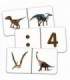 Puzzle Domino Dinozauri