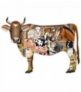 Puzzle Animale De La Ferma 200 Piese