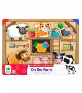 Puzzle Sa Invatam Animalele De La Ferma