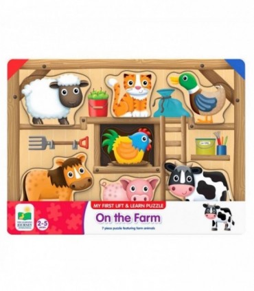 Puzzle Sa Invatam Animalele De La Ferma