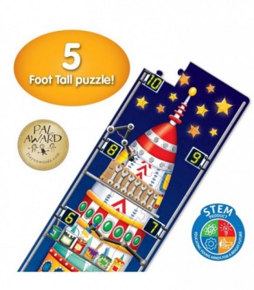 Puzzle Inalt De Podea - Racheta 123