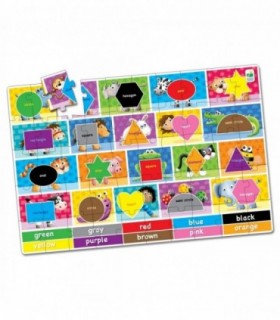 Puzzle Mare De Podea - Culori Si Forme - Eng