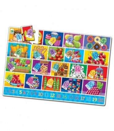 Puzzle Mare De Podea - Numere - Eng