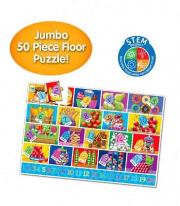 Puzzle Mare De Podea - Numere - Eng